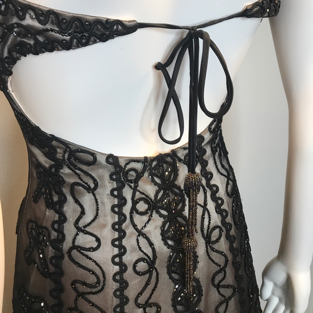 Sue Wong Black Midi Dress - Picture 7 of 8